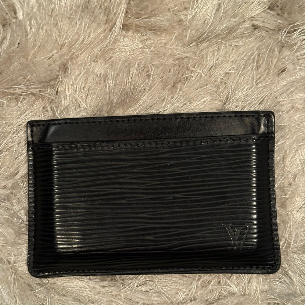 Louis Vuitton Black Epi Leather Card & Key Holder - Picture 3 of 4